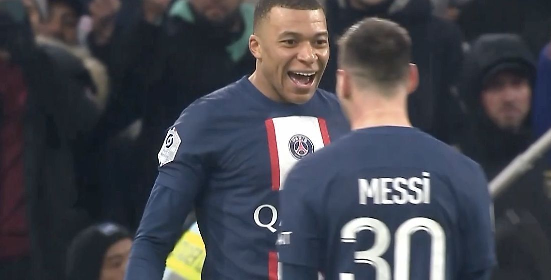 梅西七连珠：姆巴佩祝贺，这会不会是传承的开始呢