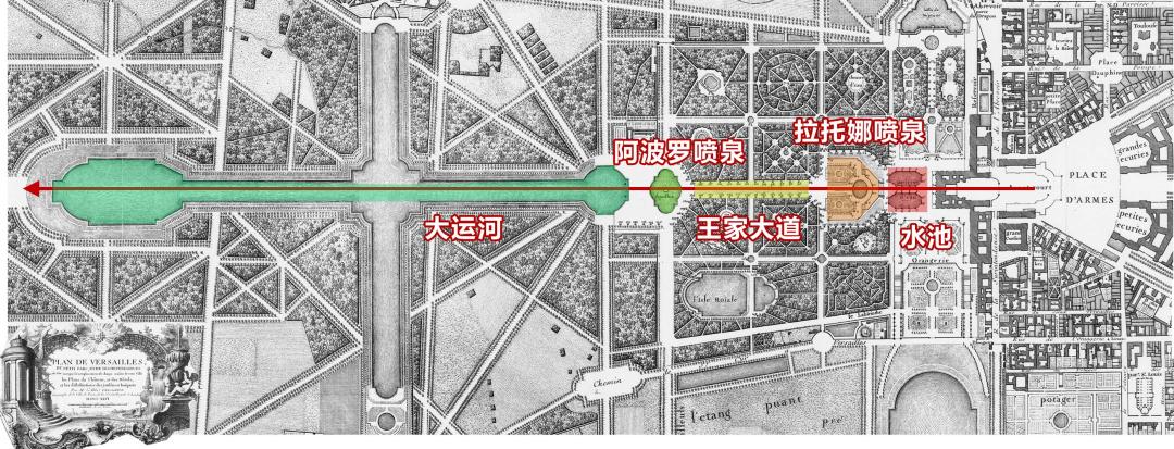 凡尔赛宫的园林,凡尔赛宫花园面积