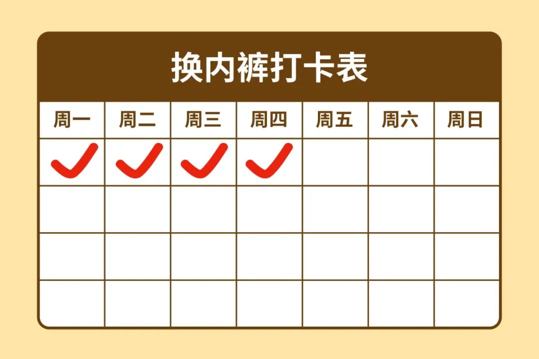 你几天换一次内裤,牛仔裤几天换洗一次正常