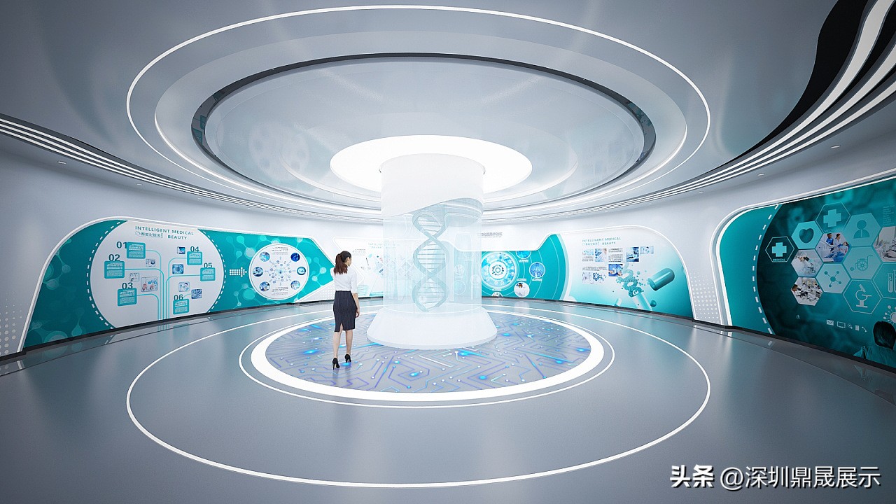 企业展厅设计简单的策划思路,企业展厅设计方案的效果图