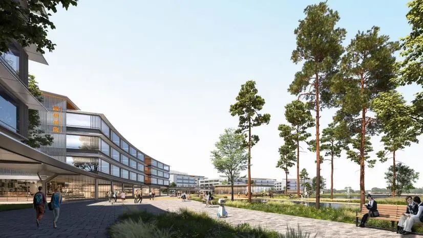 成都职业技术学院高新校区全景图,成都职业技术学院效果图