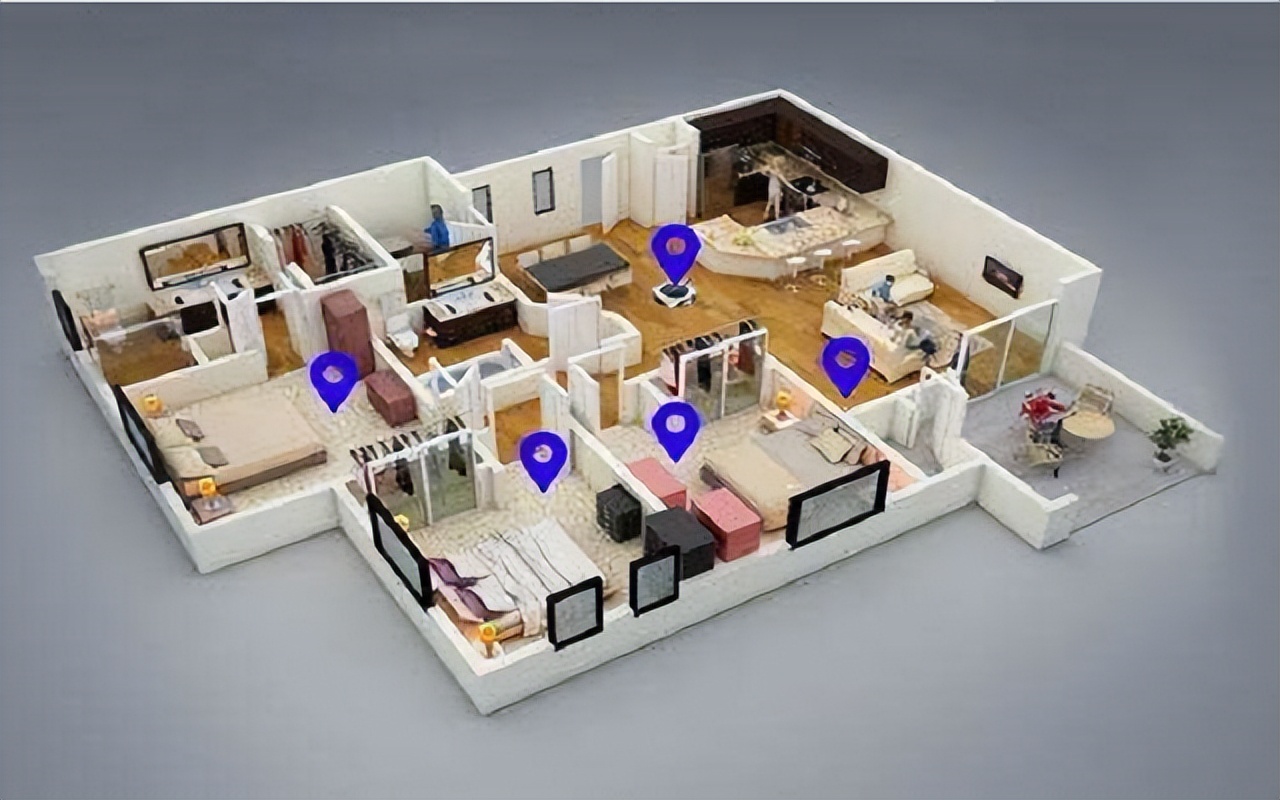 智能手机的内置传感器，可解决因建筑物遮挡导致室内定位难的问题
