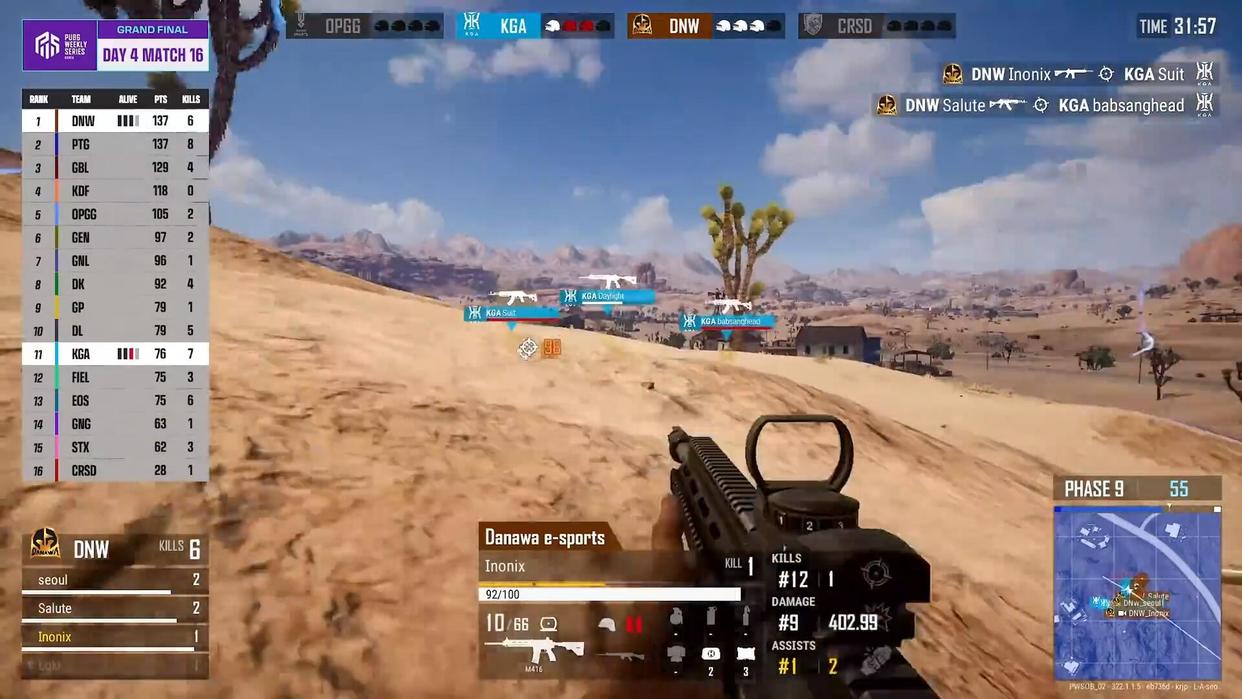 PWS决赛：DNW五场三鸡逆转夺冠！Pio40杀获击杀王助GEN第五