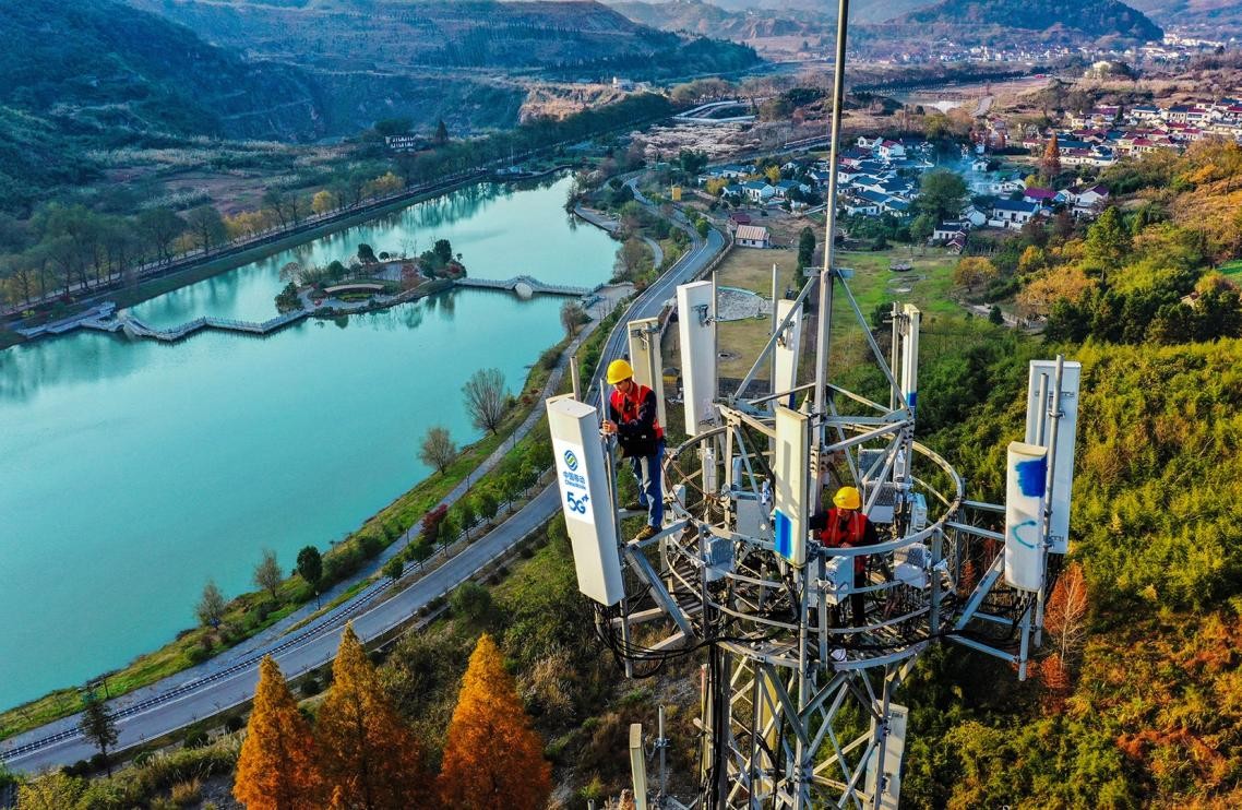 热烈庆祝中国移动5g正式商用,中国移动5g领跑世界视频