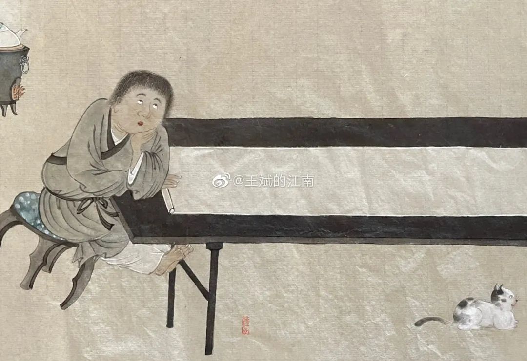 小伙笔下“不正经”的国画,惹万人爆笑!看完原谅我“想歪了”