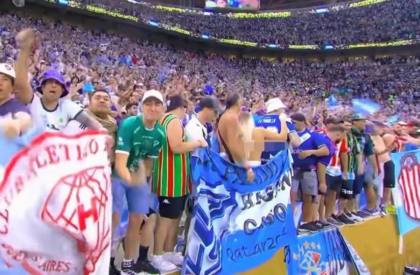 世界杯现场梅西的女球迷,世界杯梅西夺冠时刻球迷