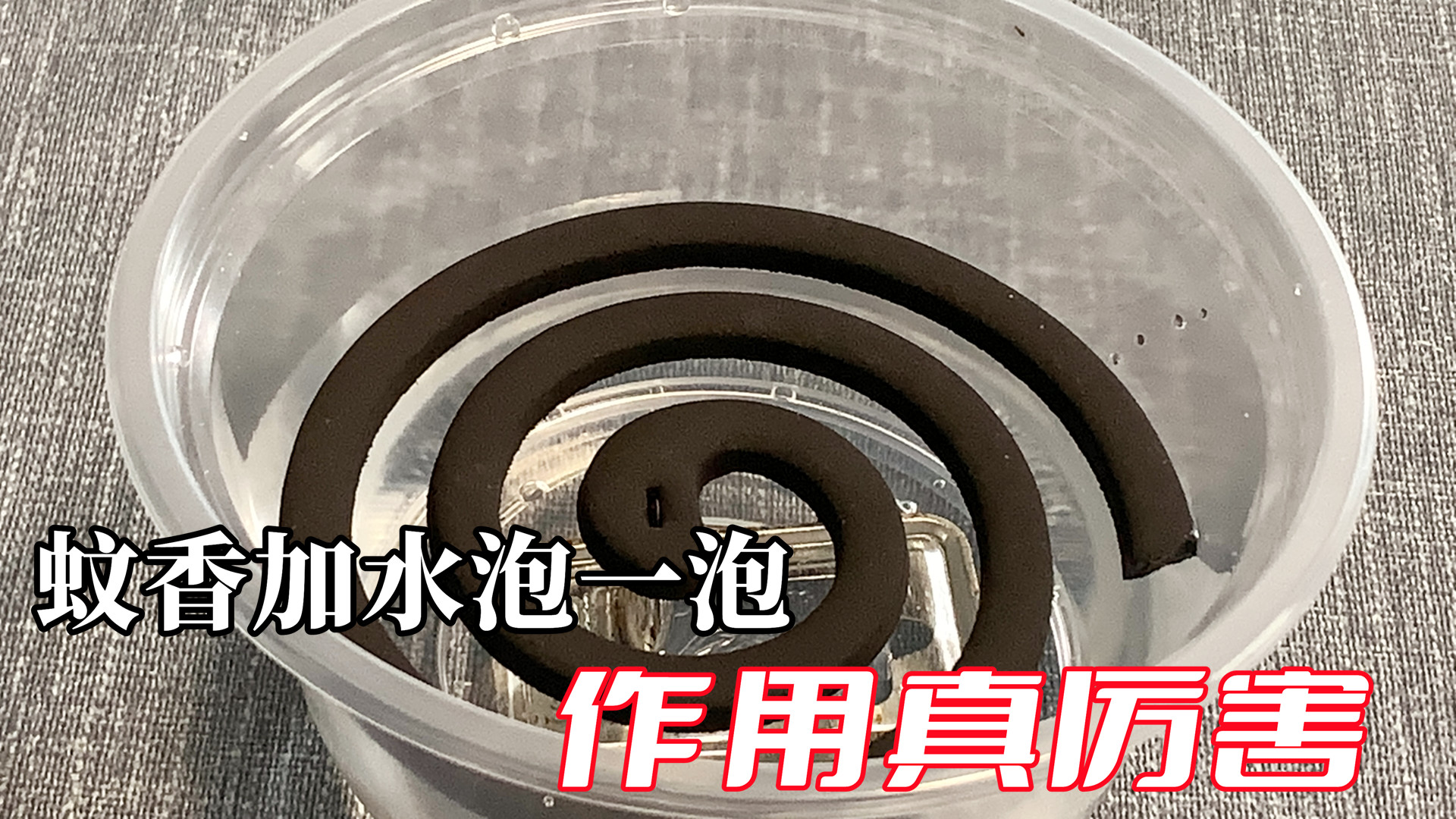 蚊香断了先别扔！放进水中泡一泡，解决生活大烦恼，真厉害