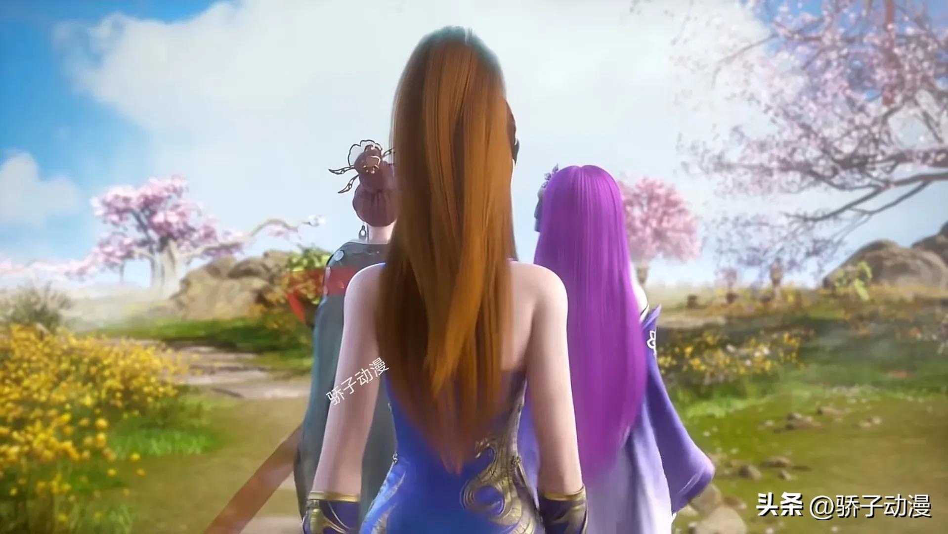 国漫美女背影,史上最漂亮的国漫女神