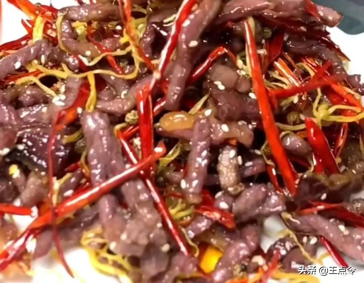 云南昭通牛干巴的正宗做法,云南特产牛干巴做法