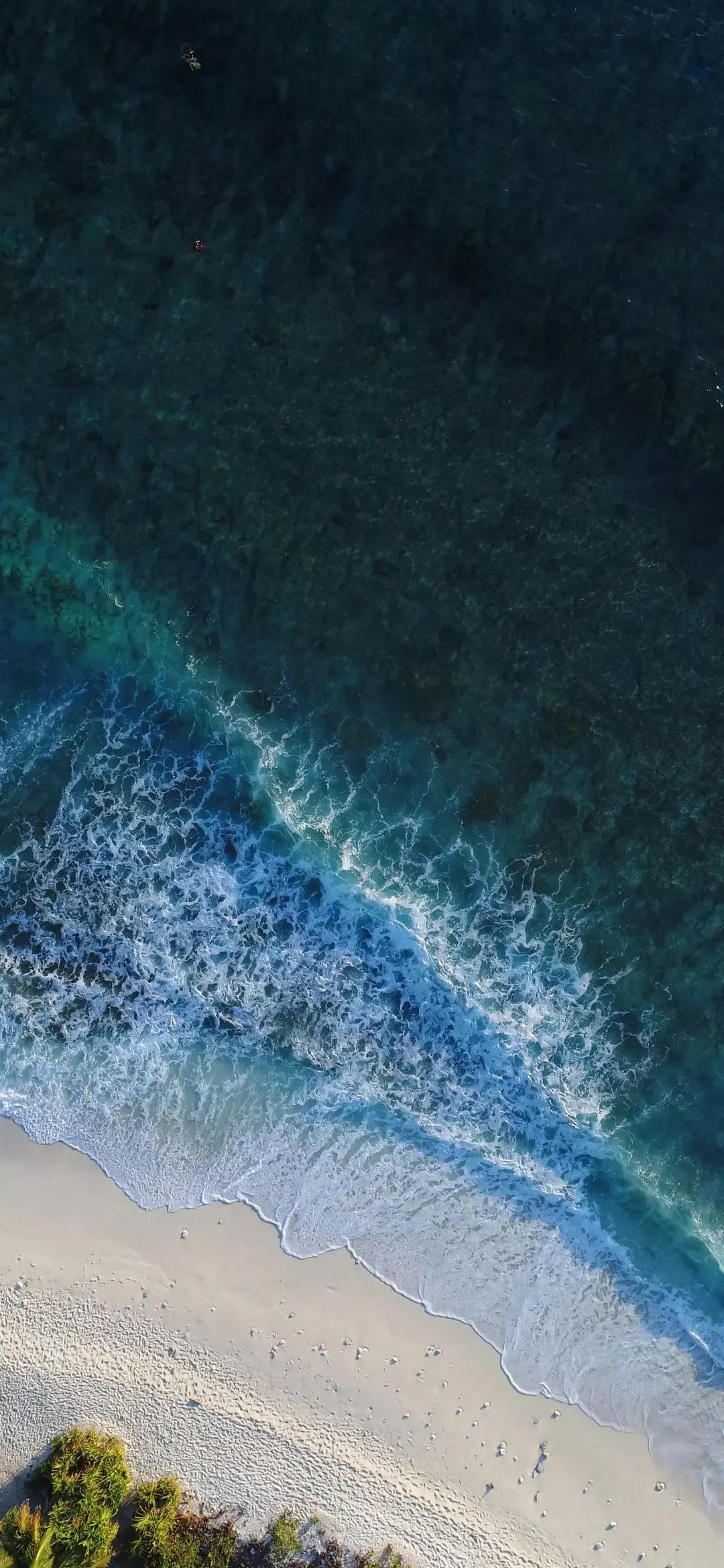 大海壁纸｜大海边，守候朝霞，聆听海浪的乐章