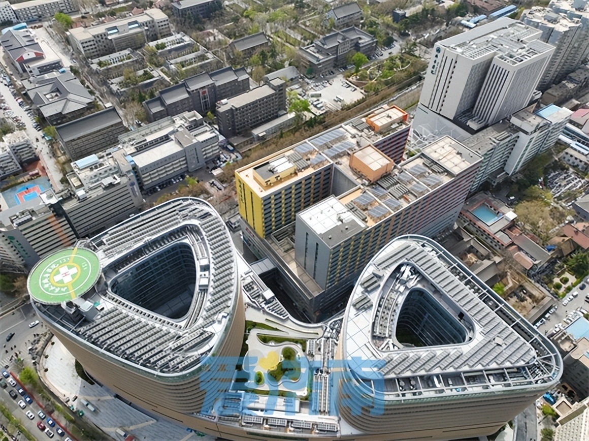 齐鲁医院急诊大楼效果图,航拍山东大学齐鲁医院综合楼