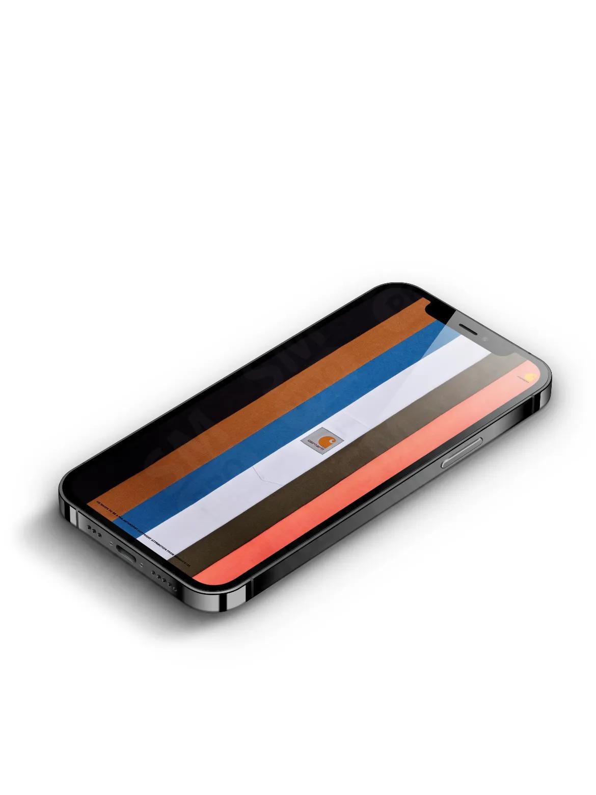 精美彩色上蓝下红壁纸,手机壁纸彩色粉末