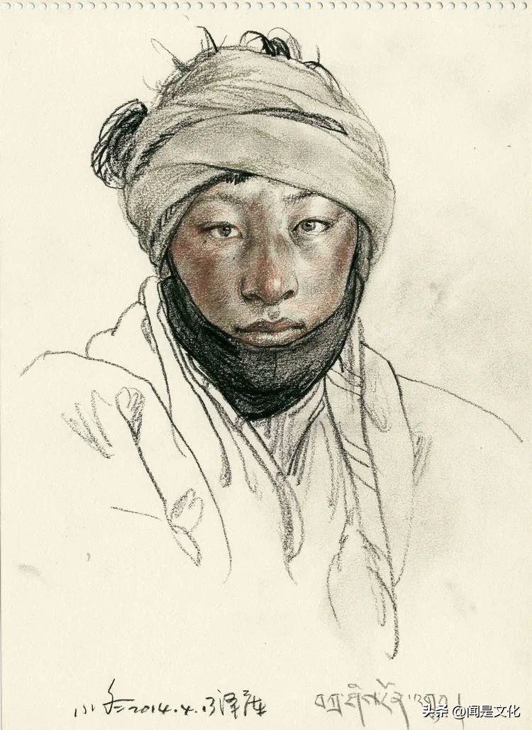 天津美院教授于小冬速写,于小冬美院速写图文