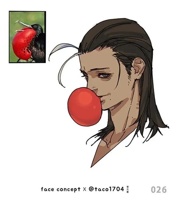 这组拟人头像作品脑洞太大了！就是那位硬核人体教程的画师