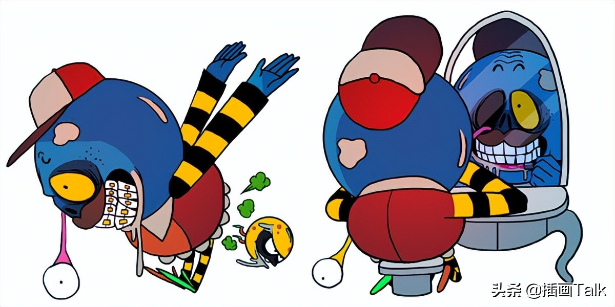 韩国插画师daehyunkim插画作品,韩国插画师siki作品