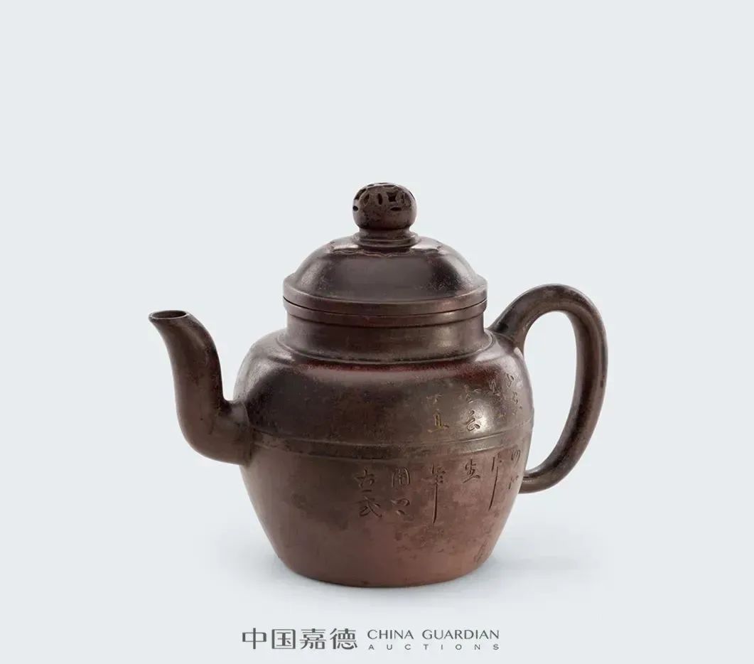 嘉德拍卖3200万陈鸣远紫砂壶,中国嘉德顾景舟紫砂壶拍卖记录