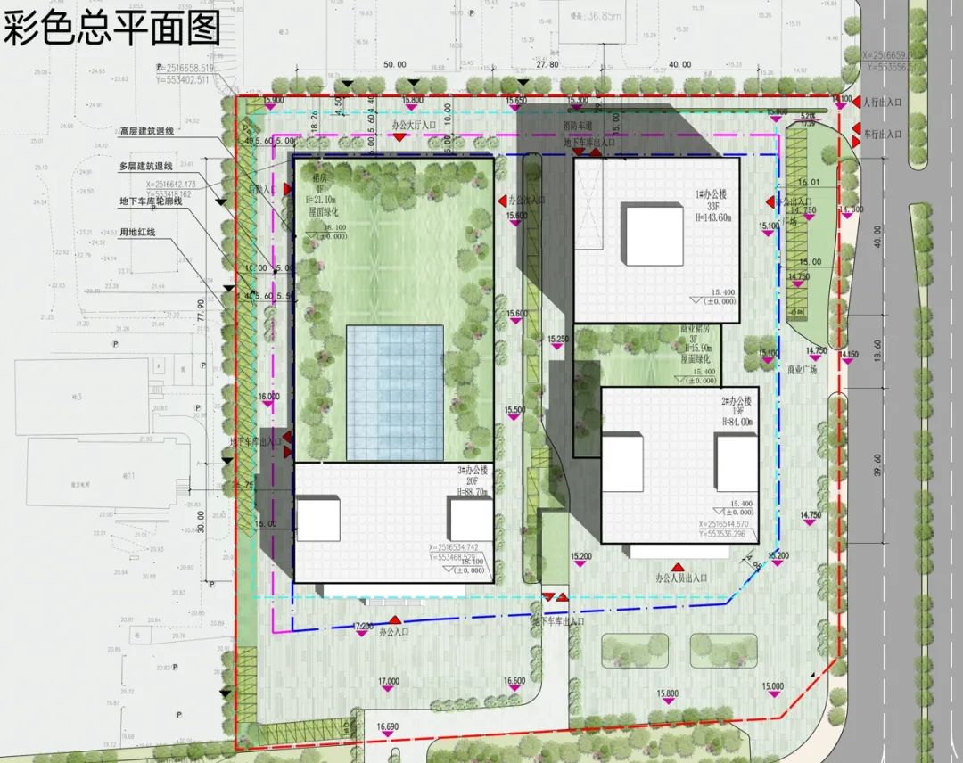 大亚湾在建产业园,惠州三栋写字楼