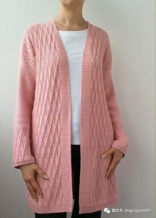 创意洋气针织开衫,针织外搭开衫中长款高档