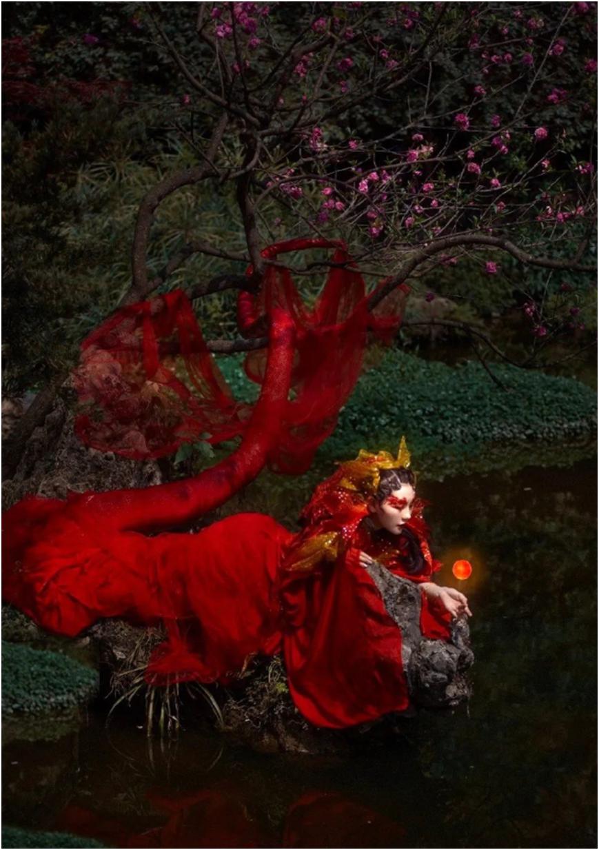 95后女孩模仿山海经,95后女孩仿西游记女妖