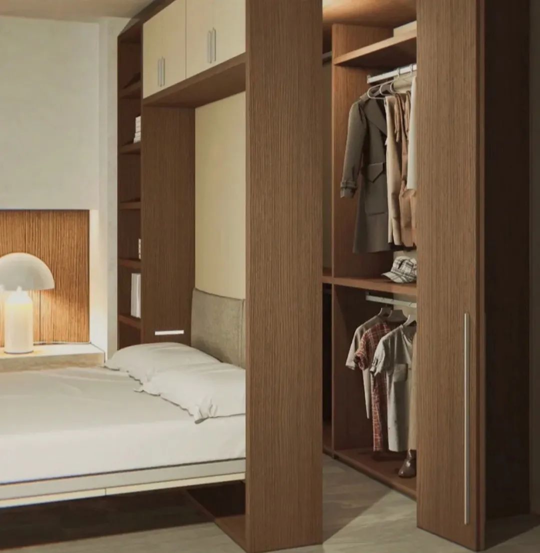 1.8米宽的床放在卧室是怎么样的,一米8的床实际床头留多大位置