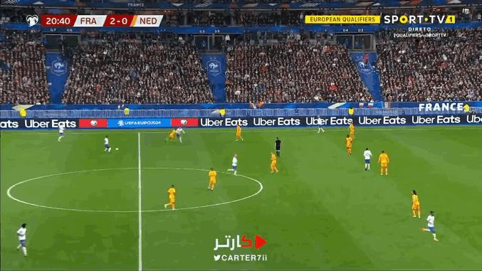 欧预赛姆巴佩戴帽吉鲁惊天倒钩,欧预赛法国荷兰姆巴佩梅开二度