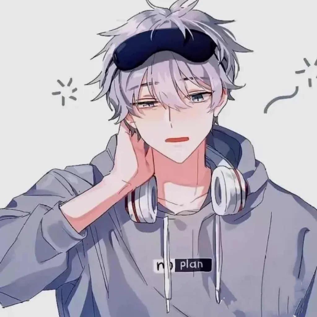 释怀放下的男头像动漫,看透一切的动漫头像男生