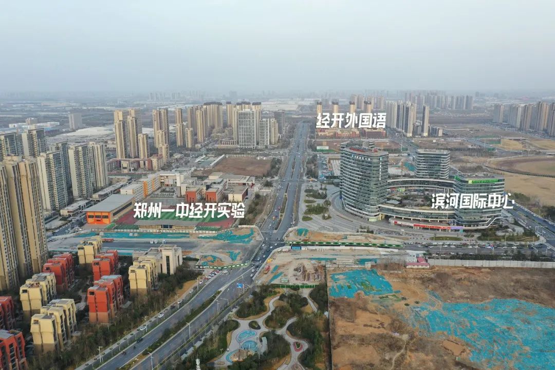 郑州滨河国际新城绿城明月怎么样,郑州滨河国际新城2022年的样子