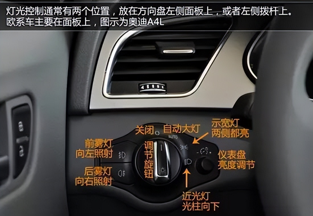 教学学车车内各种按键仪表认识,汽车驾驶功能键讲解