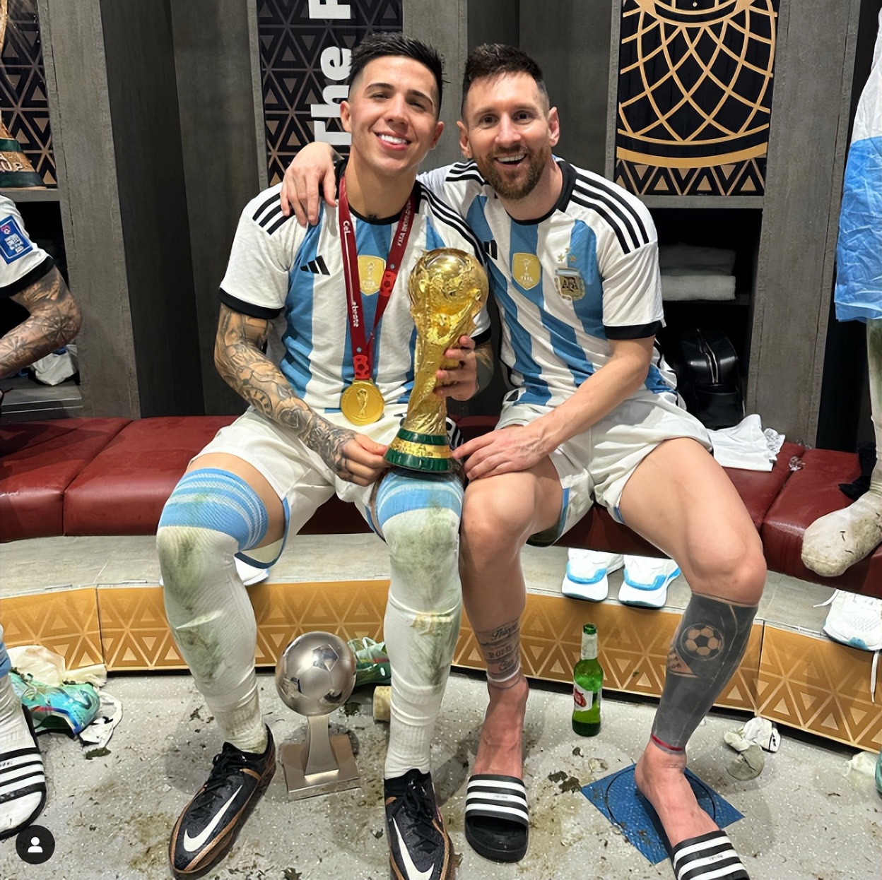 梅西背后的男人马丁内斯迪马利亚,梅西背后的阿根廷