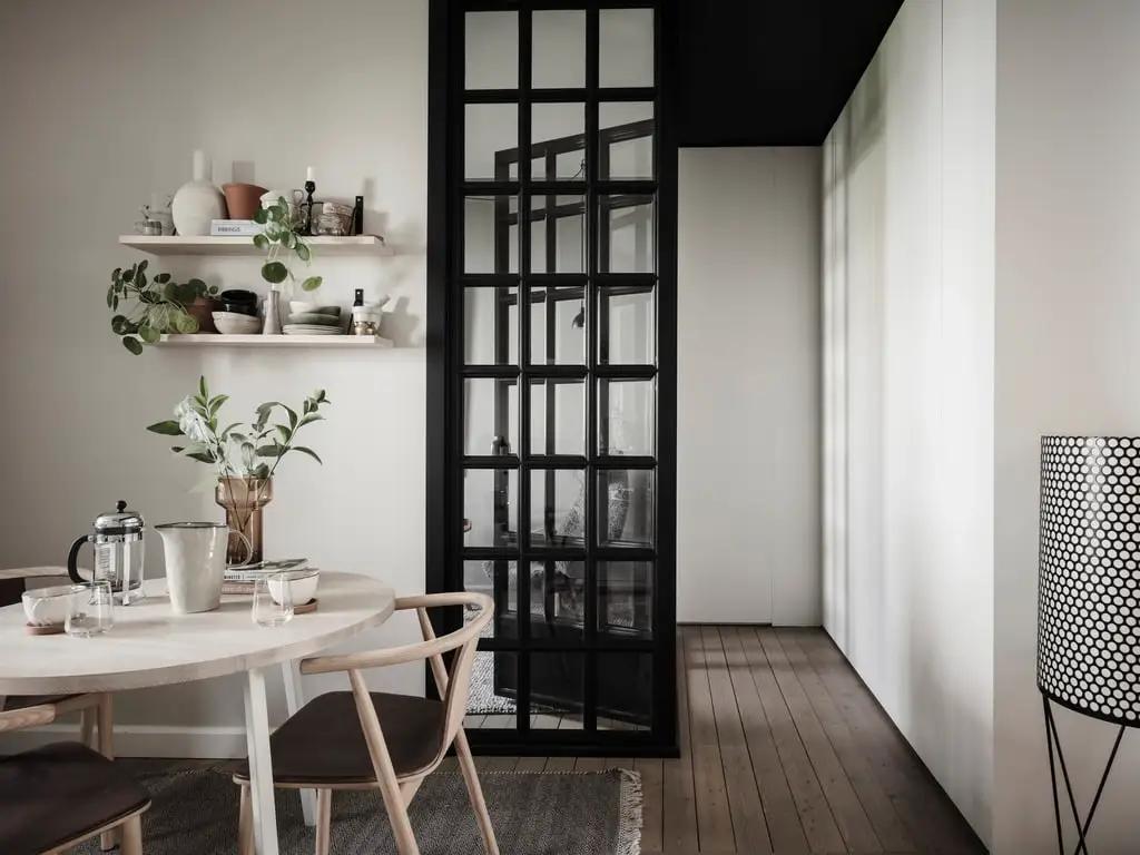 玻璃墙做什么隔断好看,家装玻璃隔断采光墙效果图