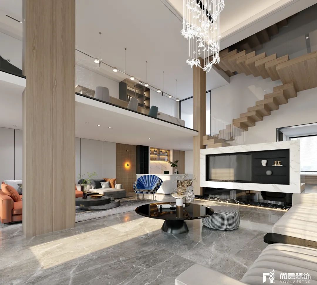 无锡别墅装修室内设计｜310㎡璜溪绿洲，美观大气，尽显非凡品味