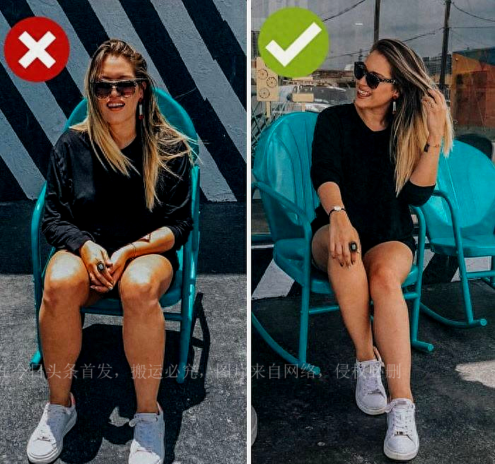 不需要摄影师的网红拍照姿势,教人拍照姿势的博主摄影师