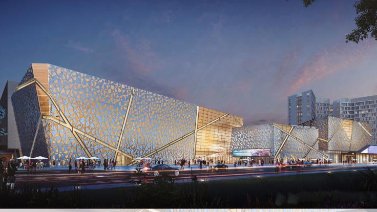 5万方购物综合体,5万方商场购物中心