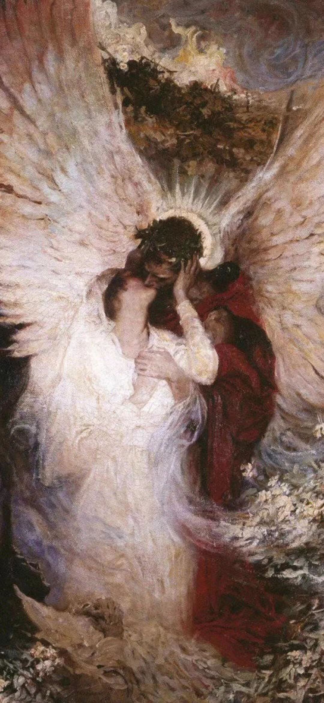 图片壁纸油画风景,高清壁纸全屏无水印油画