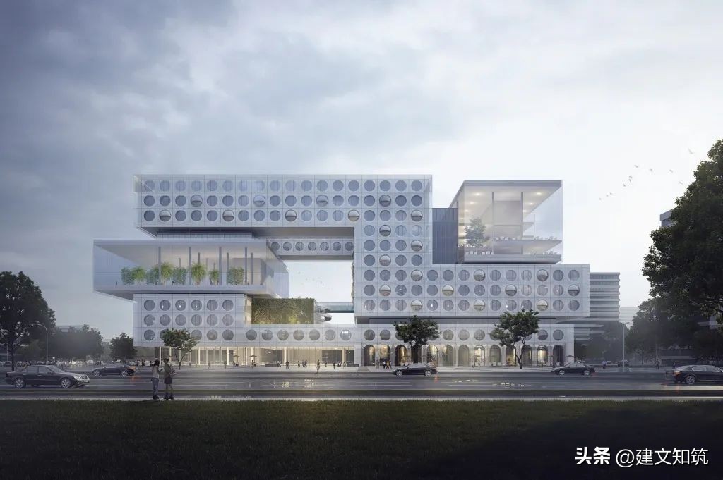 「荐筑」润友科技临港总部方案公布，最大限度漂浮丨中建东北院