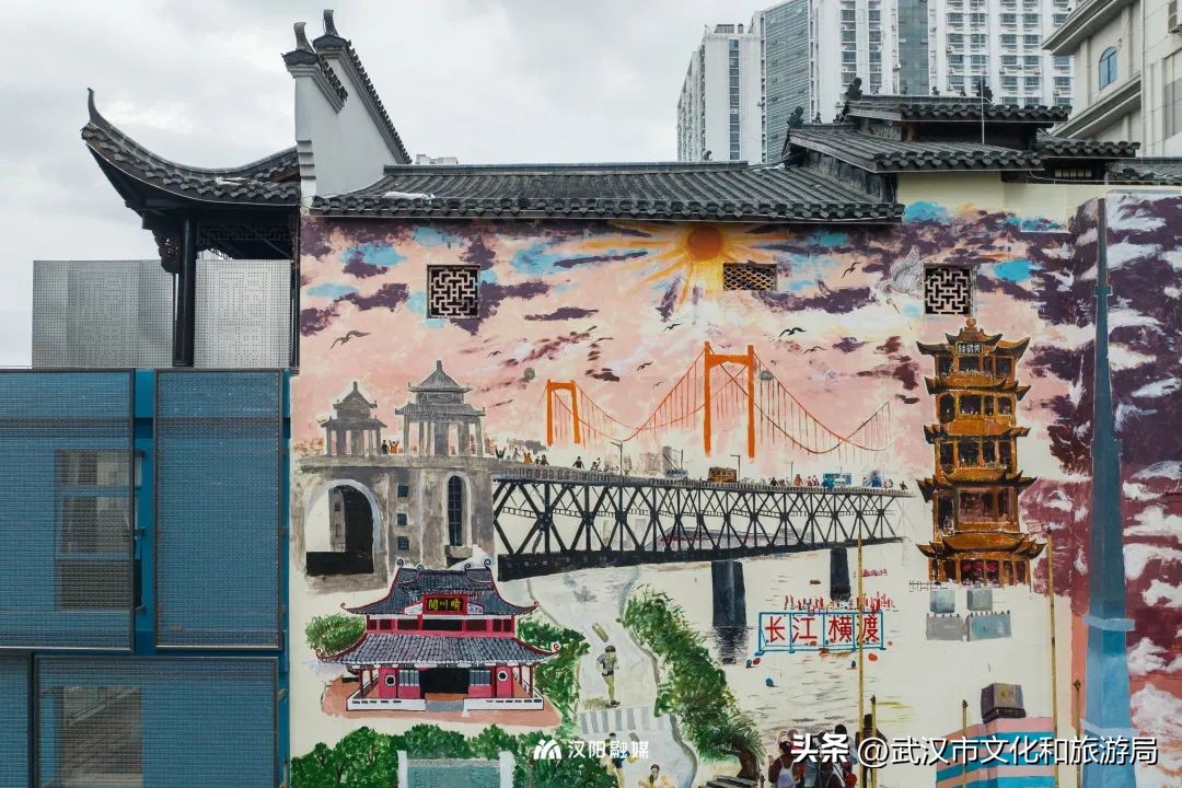 钟家村地铁站墙画,武汉钟家村墙画