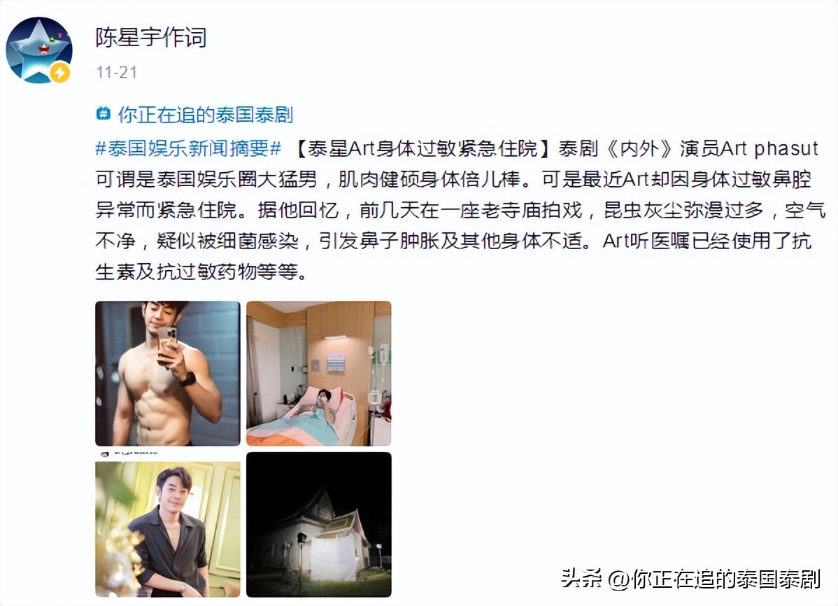 泰国人评论陈星宇,泰国评论陈星宇