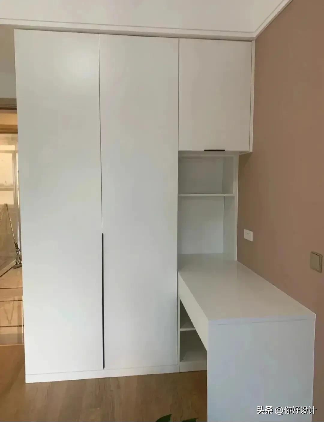 小孩房书桌衣柜一体,衣柜书桌一体图片大全新款