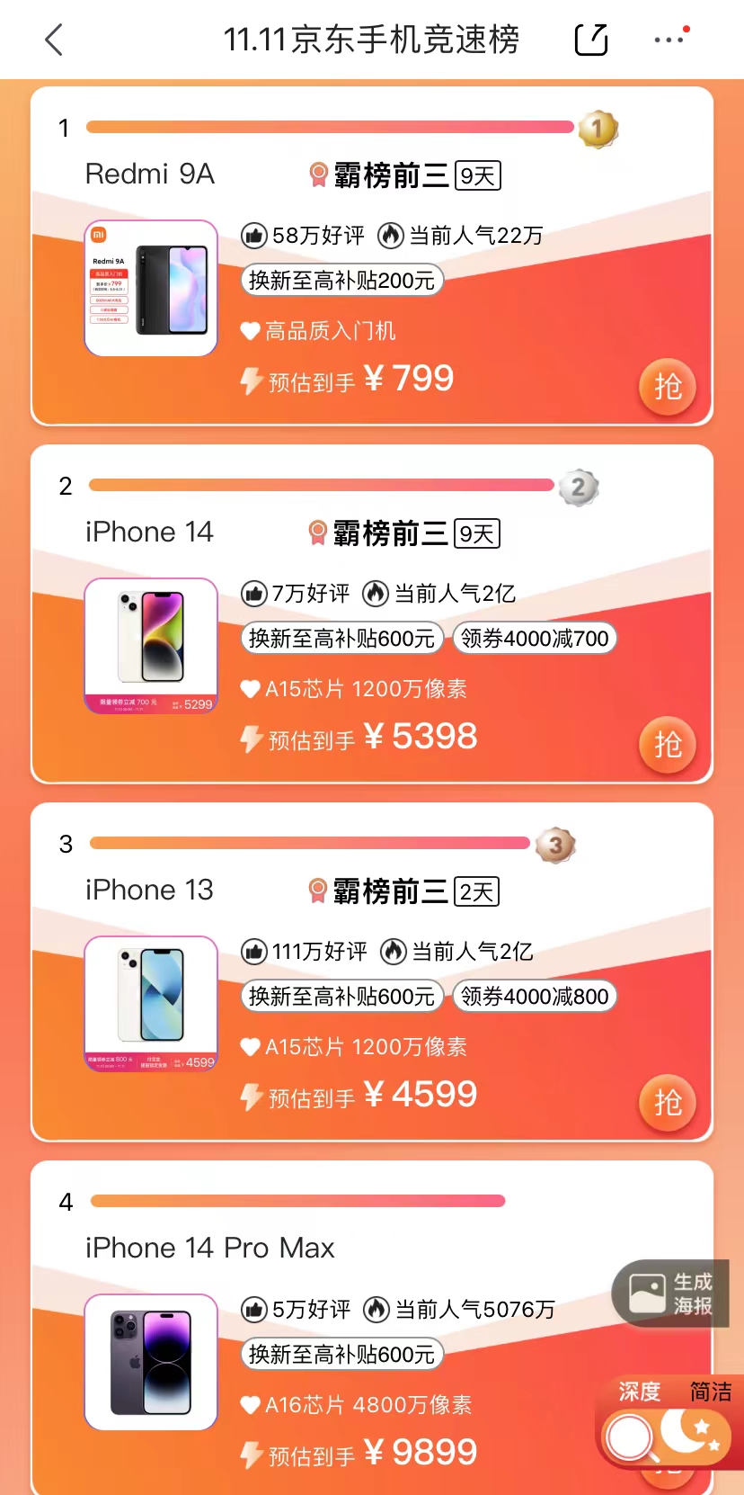 双11华为手表会降价吗,京东华为手表销售排名