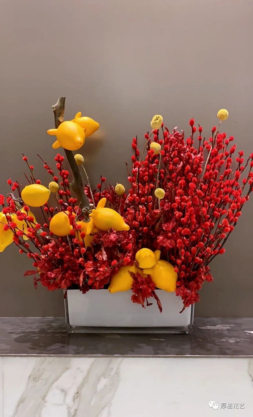 商务前台鲜花,前台花选择