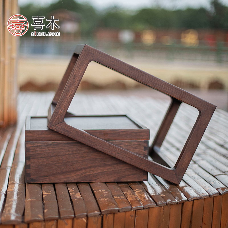 实木茶几雅致灰,实木茶几高级感