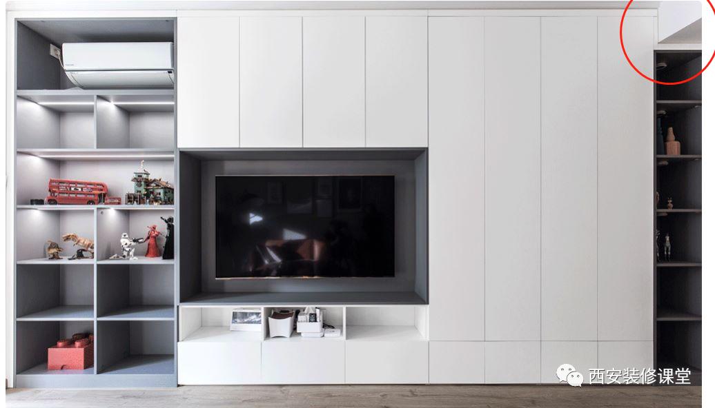 定制柜怎么做圆弧角,定制柜中间有墙怎么衔接