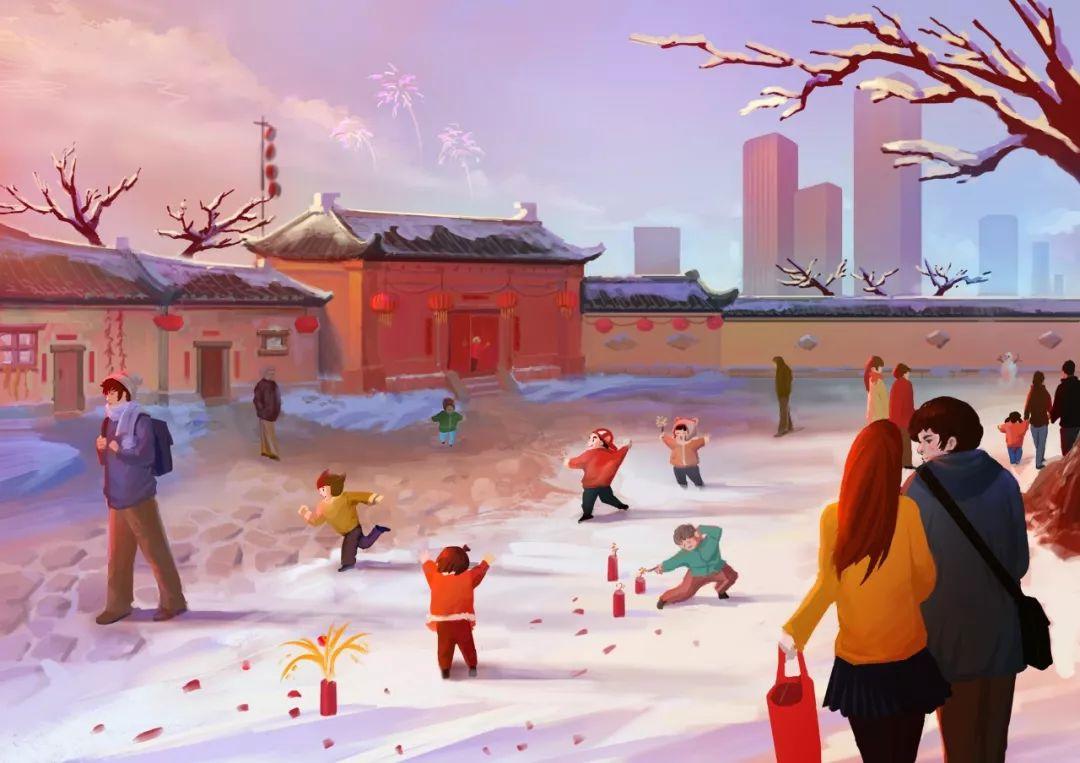 关于春节的诗词元日的手势,元日这首诗可以用来拜年吗