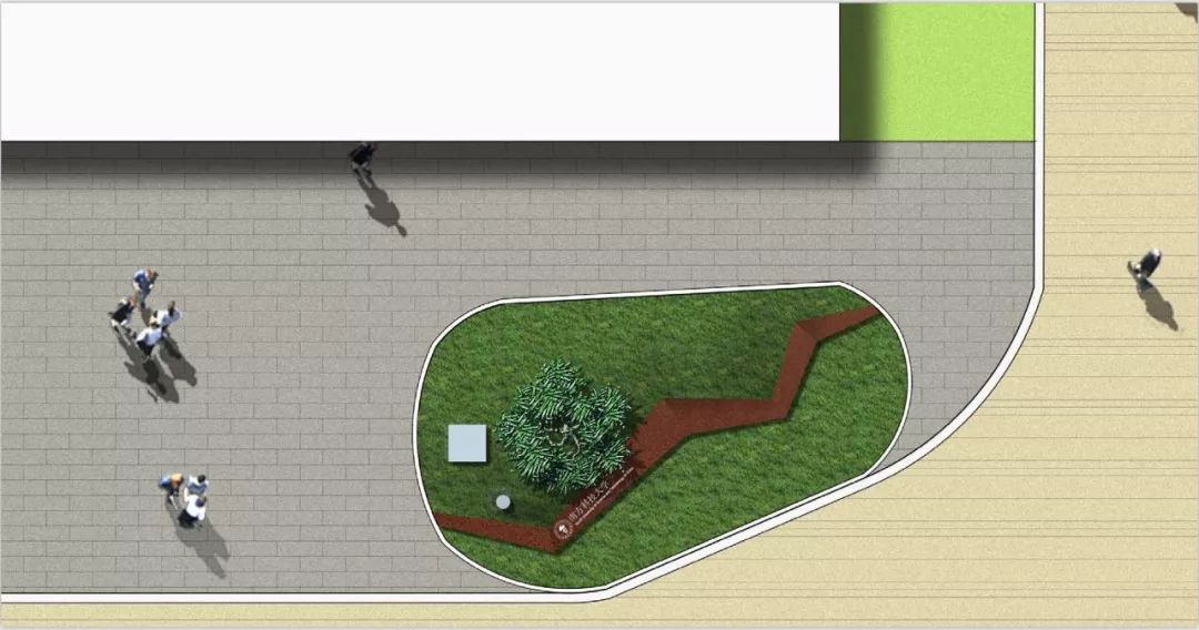 大学校园绿化设计,现代校园绿化规划设计