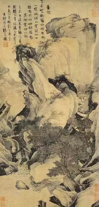 明清高清山水作品欣赏,明代山水名画图片欣赏