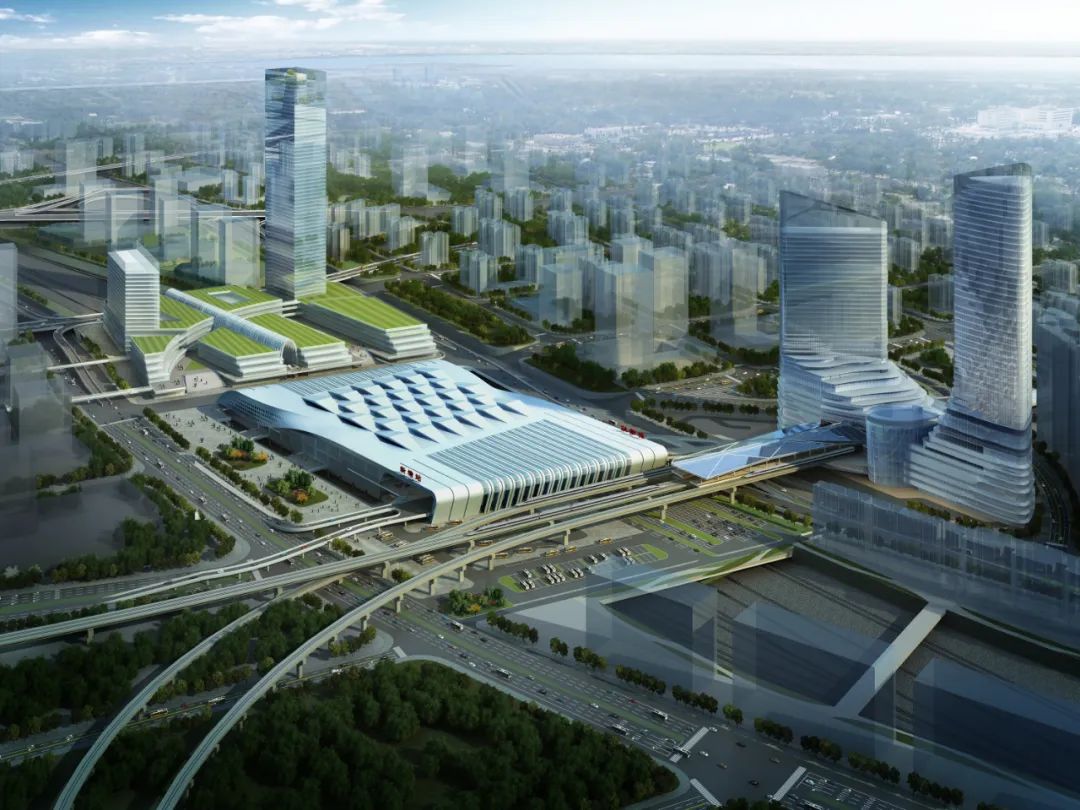 历史性一刻11点,广州东部交通枢纽新塘站最新视频