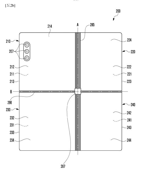 折叠手机要被重新定义？三星新机曝光，上下左右内外随便折
