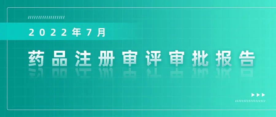 2022年7月药品注册审评审批报告