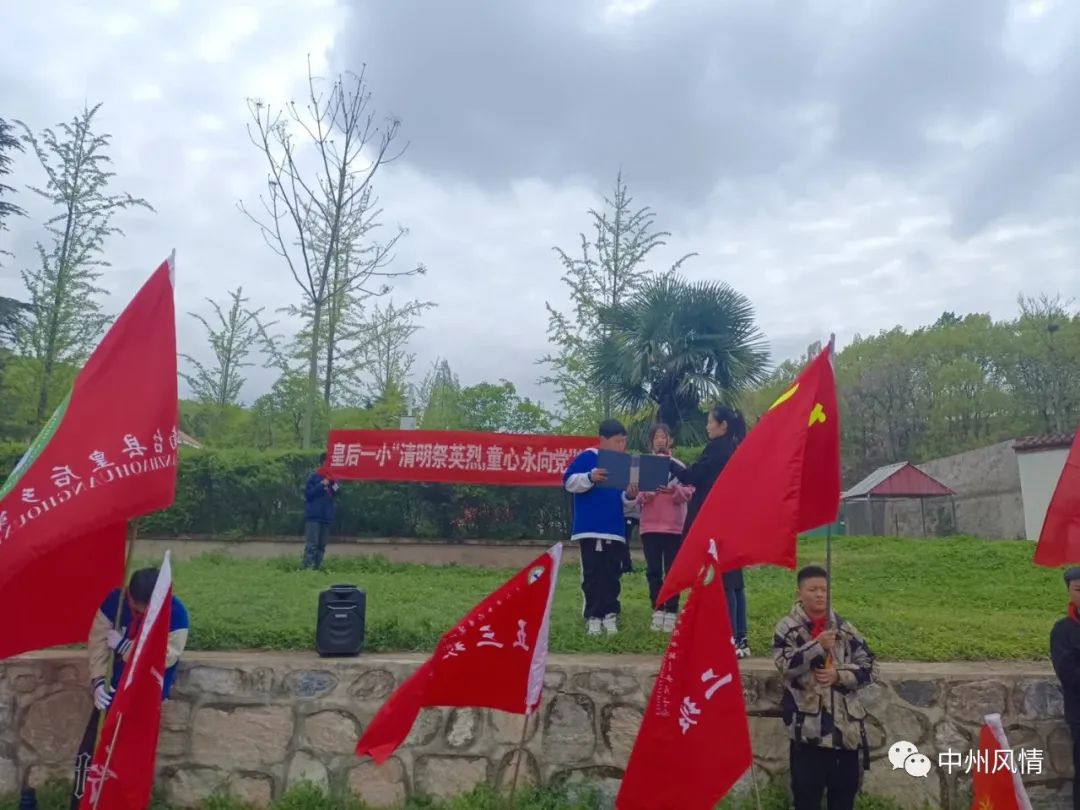 清明祭英烈活动二完小,全县各学校开展清明祭英烈活动
