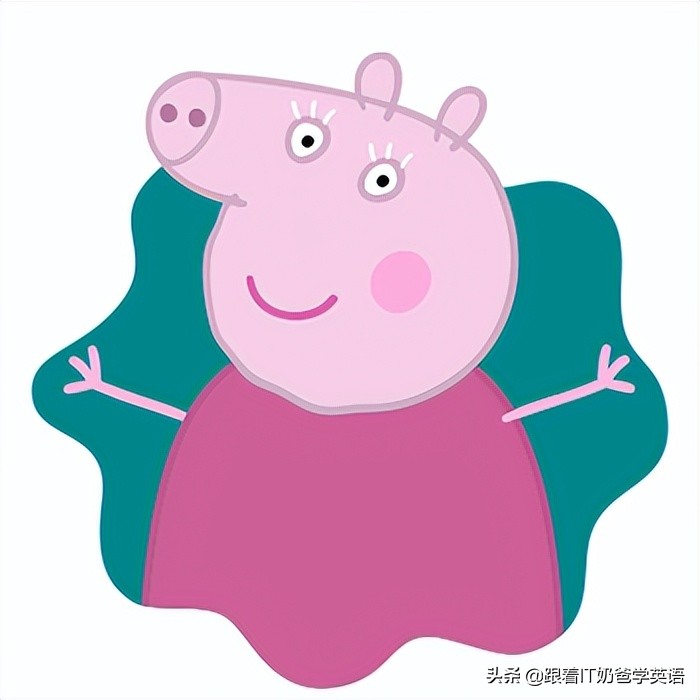 跟读小猪佩奇学英语,小猪佩奇学英语双语版